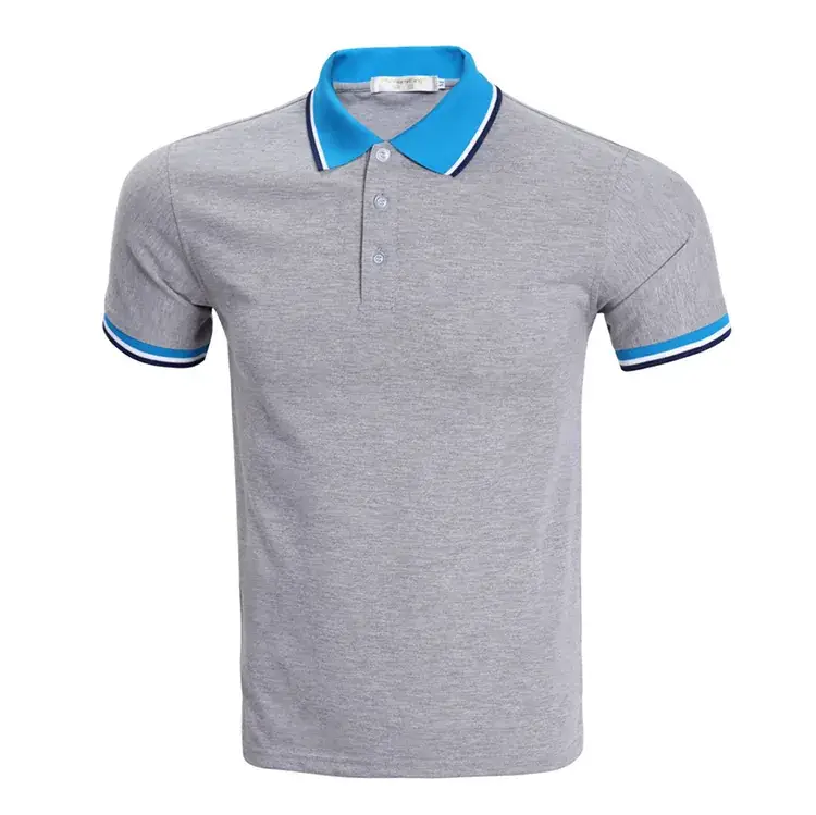 Green Polo Shirt with Orange Trim for Men - Image 5