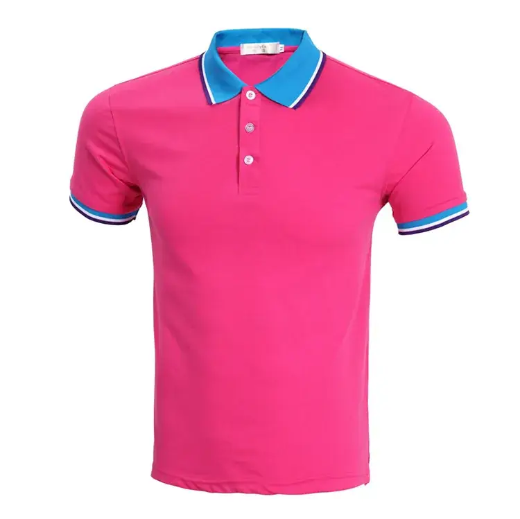 Green Polo Shirt with Orange Trim for Men - Image 8