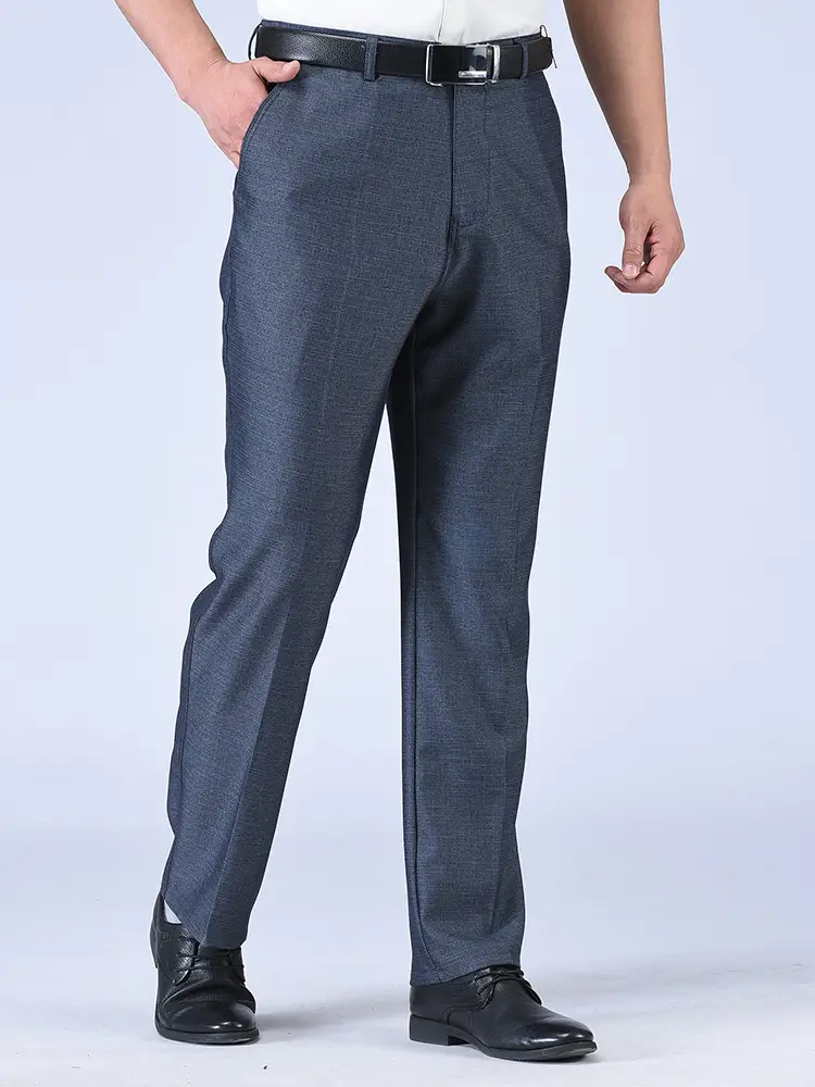 Black Thin Waist Casual Pants for Men Medium - Image 23