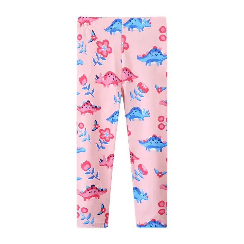 Girls Mermaid Printed Pink Leggings Set - Image 5