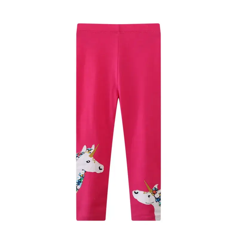 Girls Mermaid Printed Pink Leggings Set - Image 8