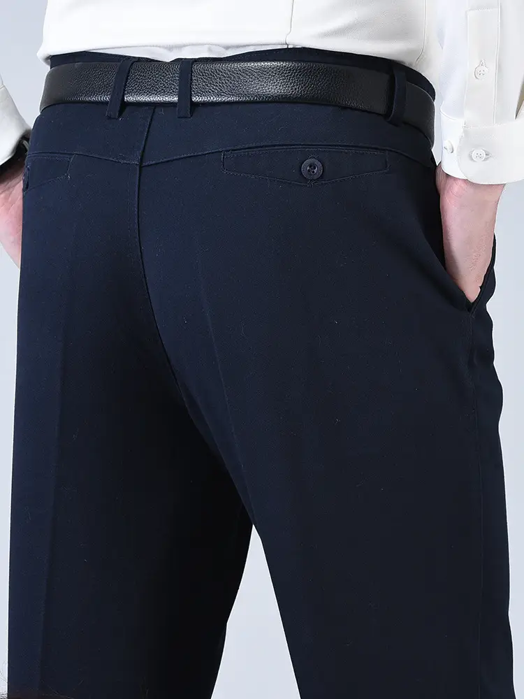 Men's Pure Cotton Loose Fitting Pants Grey - Image 31