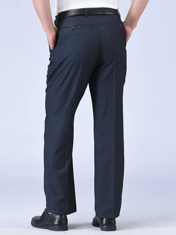 Black Thin Waist Casual Pants for Men - Image 23