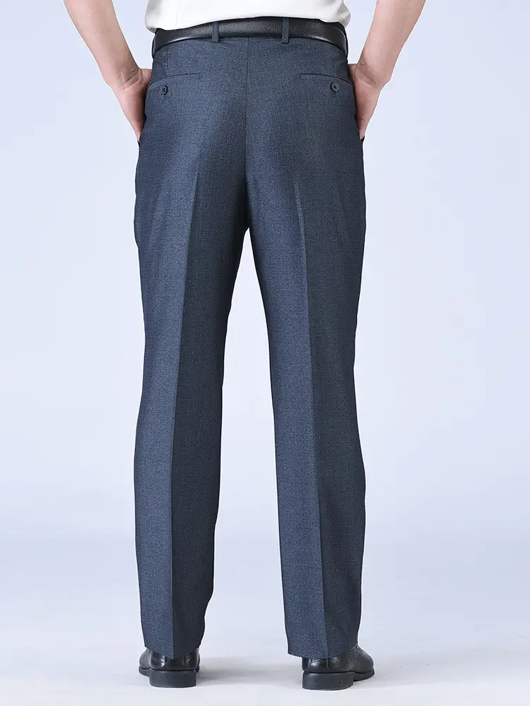 Middle-aged Men Thin Casual Pants Black Grey Summer Wear - Image 23