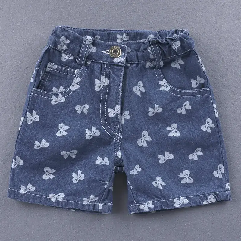 Girls Pink Monkey Print Short Sleeve Suit 2025