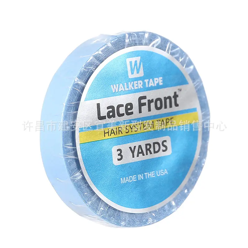 Traceless Blue Lace Hair Film 3 Yards - Image 6