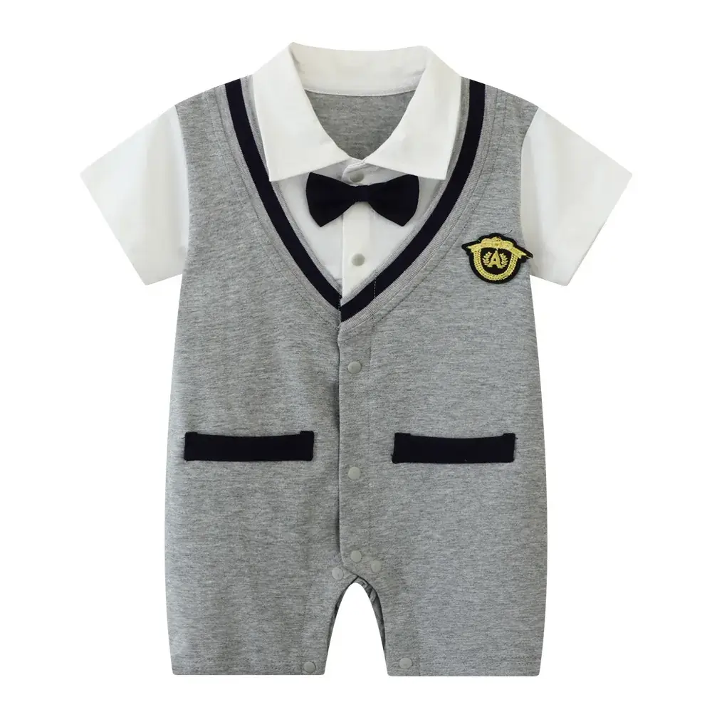 Baby Suit Korean Style Cotton Short Sleeve