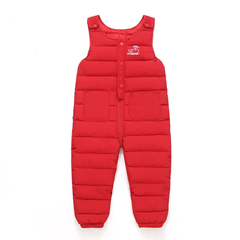Black Padded Infant Jumpsuit with Suspenders Medium - Image 11