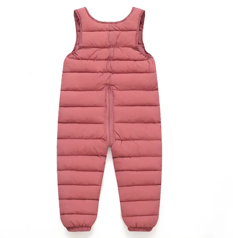 Black Padded Infant Jumpsuit with Suspenders Medium — feature 10