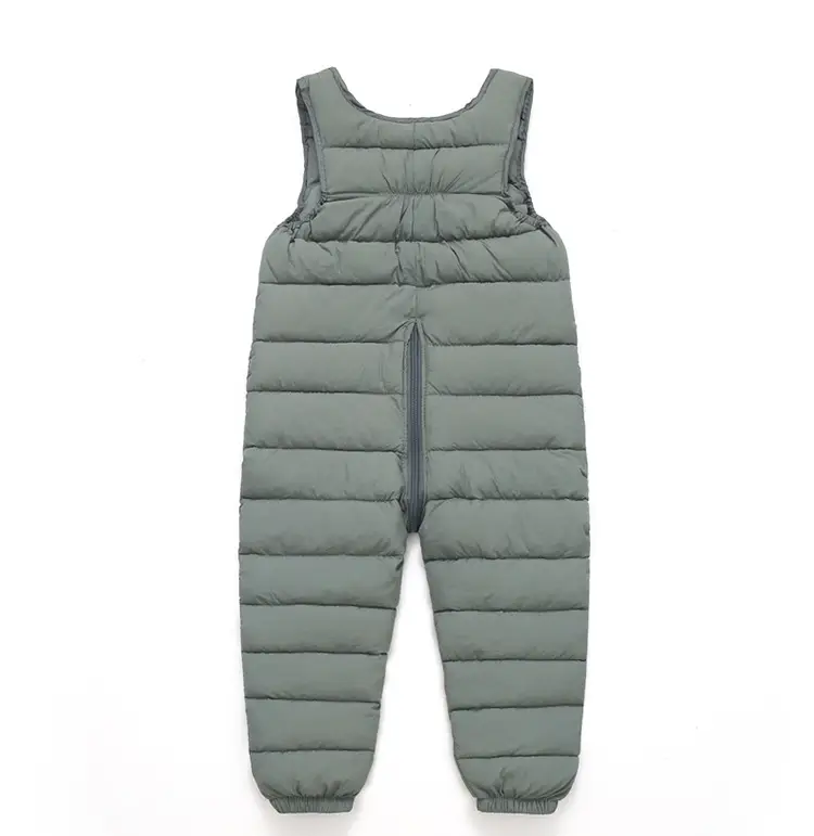 Black Padded Infant Jumpsuit with Suspenders Medium — feature 12