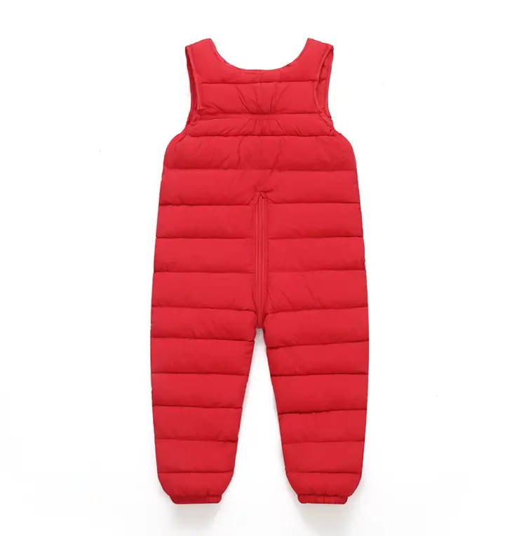 Black Padded Infant Jumpsuit with Suspenders Medium — feature 14