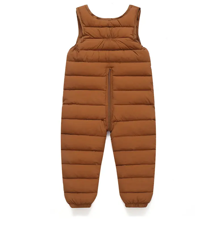 Black Padded Infant Jumpsuit with Suspenders Medium — feature 18