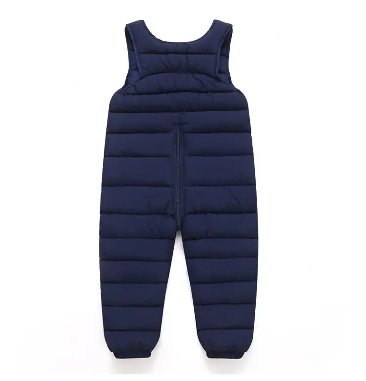 Black Padded Infant Jumpsuit with Suspenders Medium — feature 20