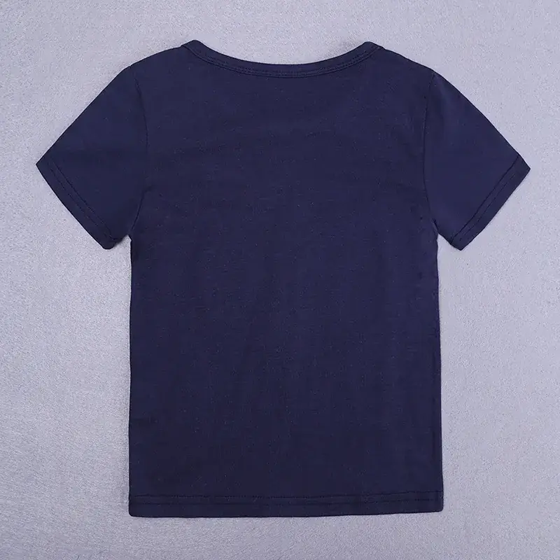 European & American Kids Summer 2025 Cotton Suit Shorts Printed T-Shirt - Image 10
