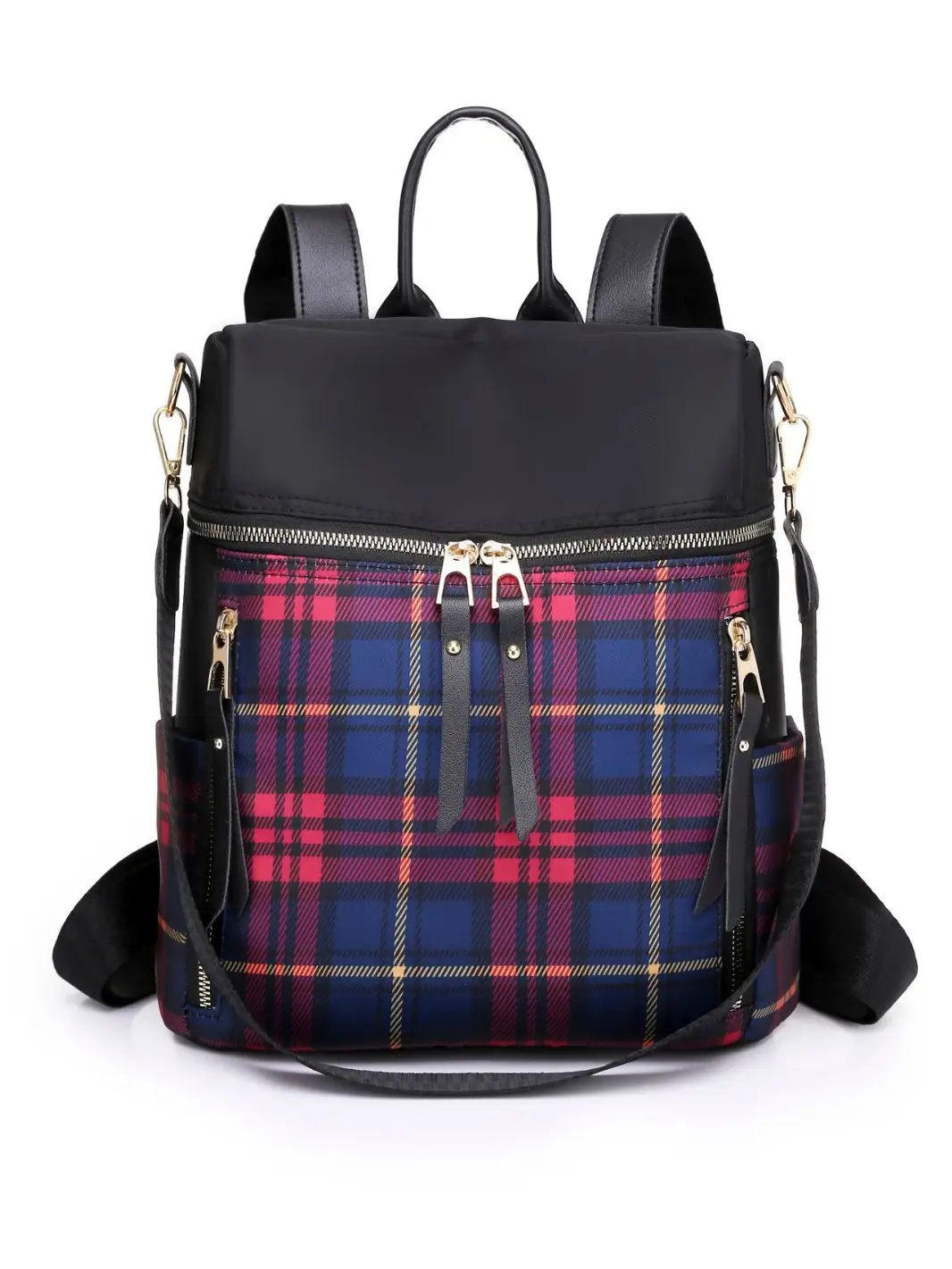 Black Ethnic Crossbody Backpack Women's Oxford Cloth Multi-Functional - Image 5