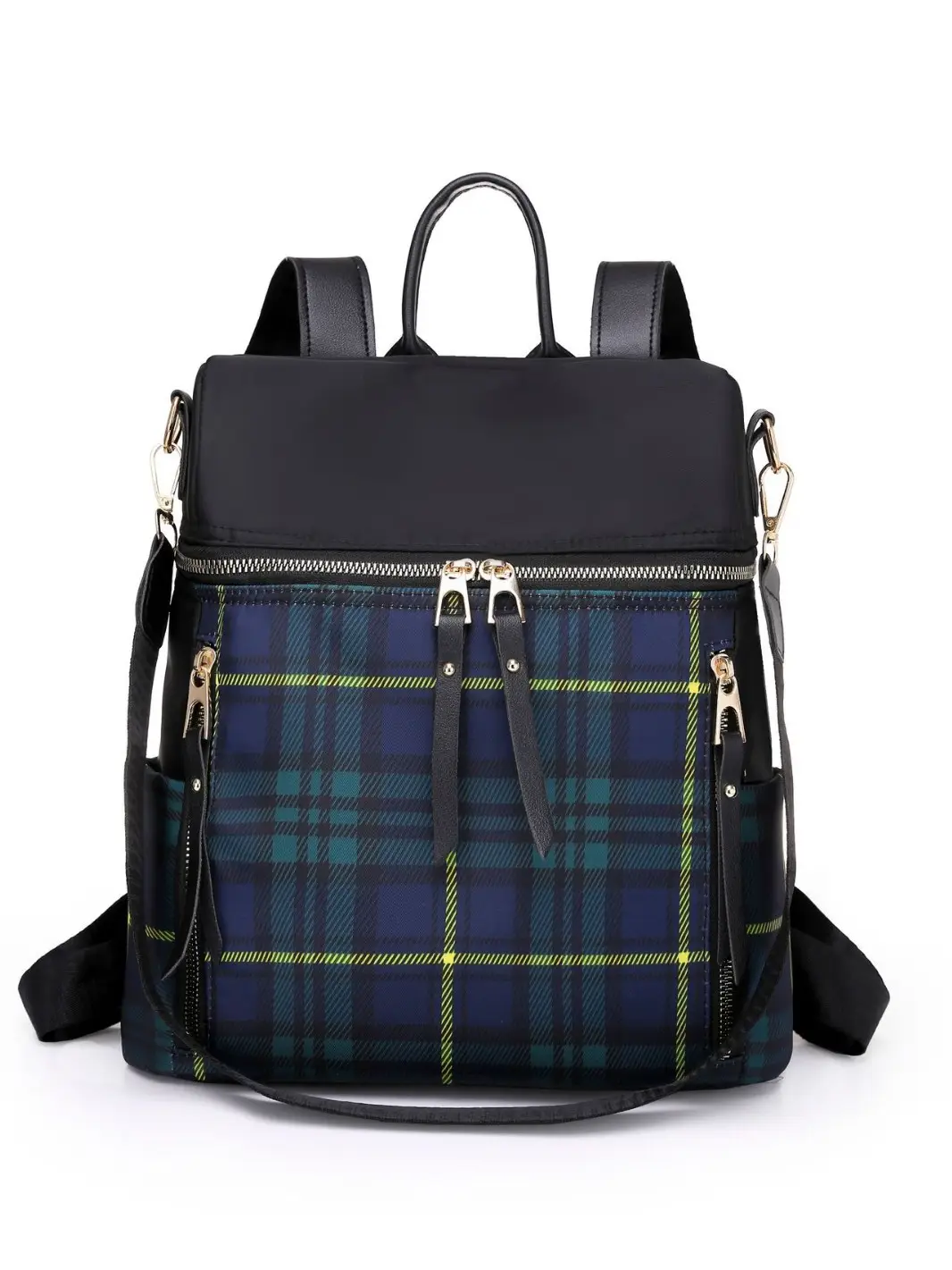 Black Ethnic Crossbody Backpack Women's Oxford Cloth Multi-Functional - Image 6