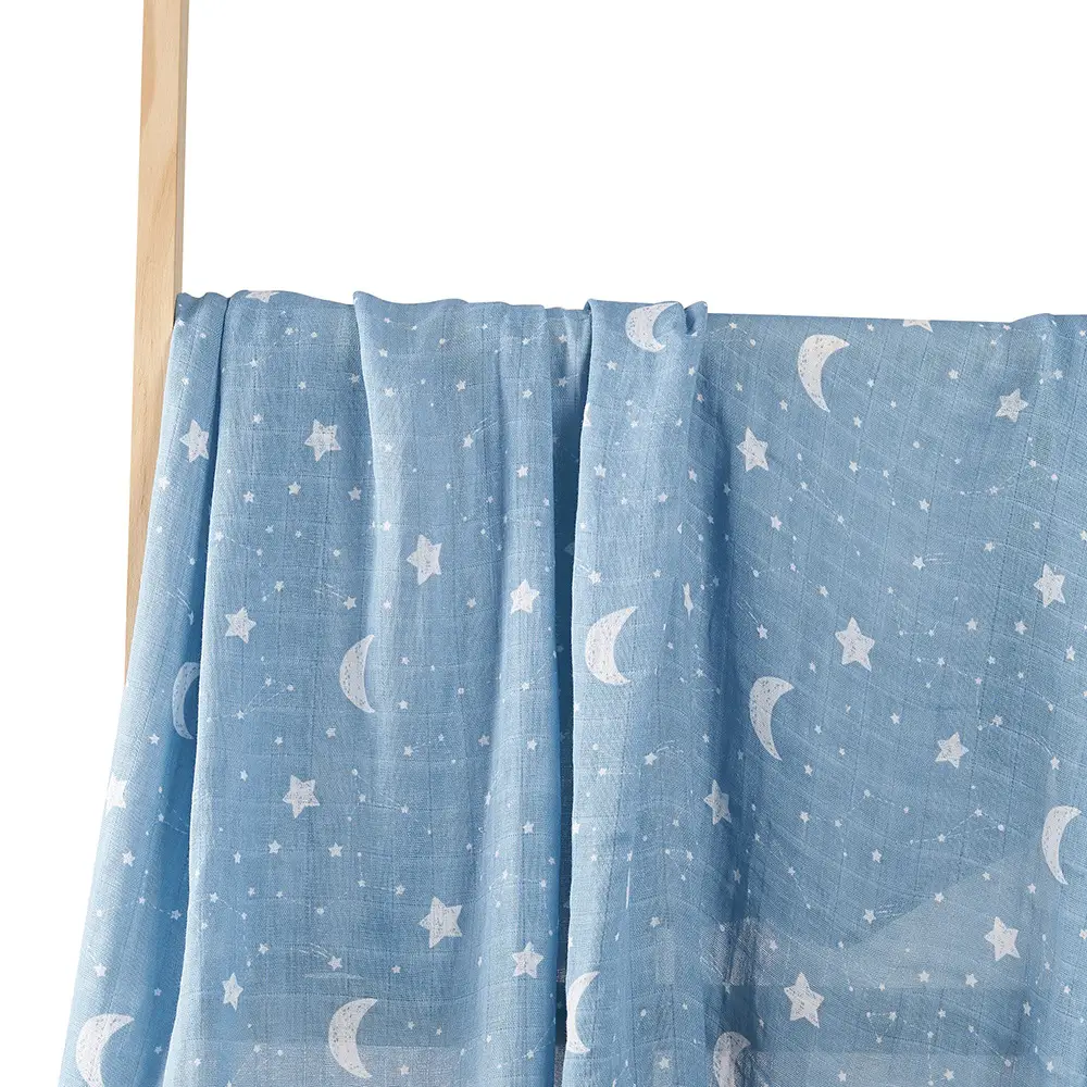 Baby Gauze Wrap Blanket 120x110 Swaddle Set - Image 13