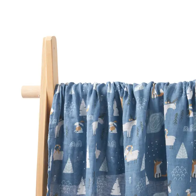 Baby Gauze Wrap Blanket 120x110 Swaddle Set - Image 18