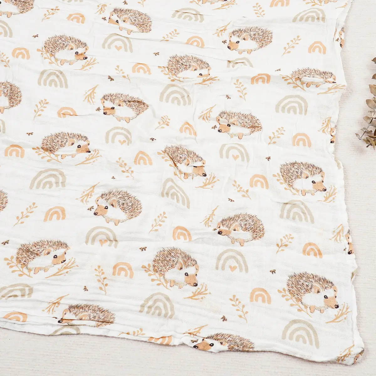 Baby Gauze Wrap Blanket 120x110 Swaddle Set - Image 25