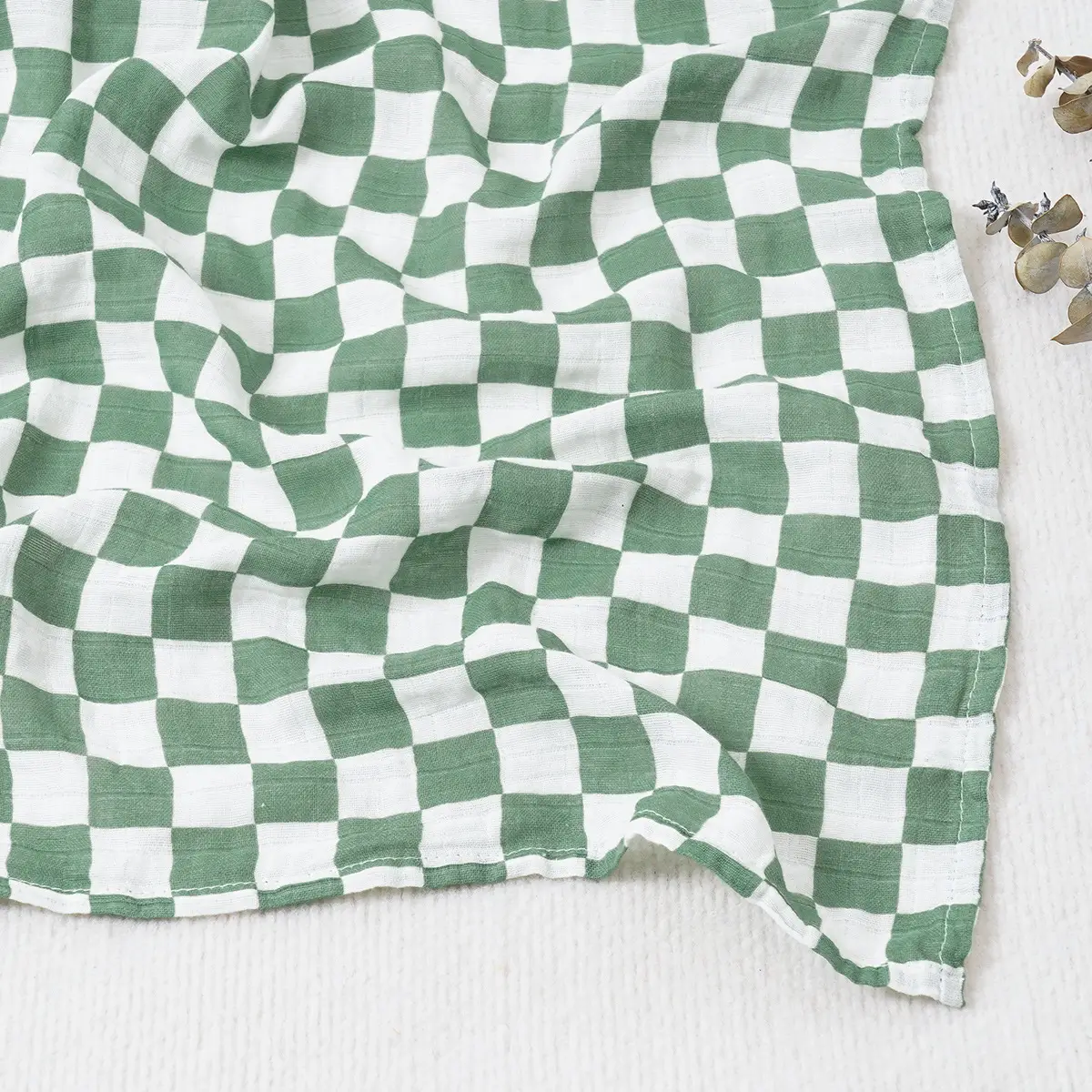 Baby Gauze Wrap Blanket 120x110 Swaddle Set - Image 28