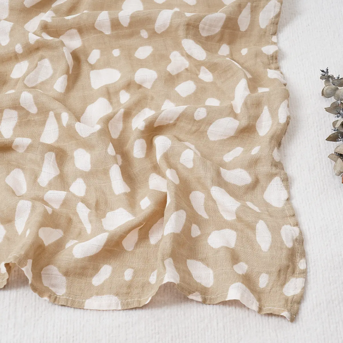 Baby Gauze Wrap Blanket 120x110 Swaddle Set - Image 29