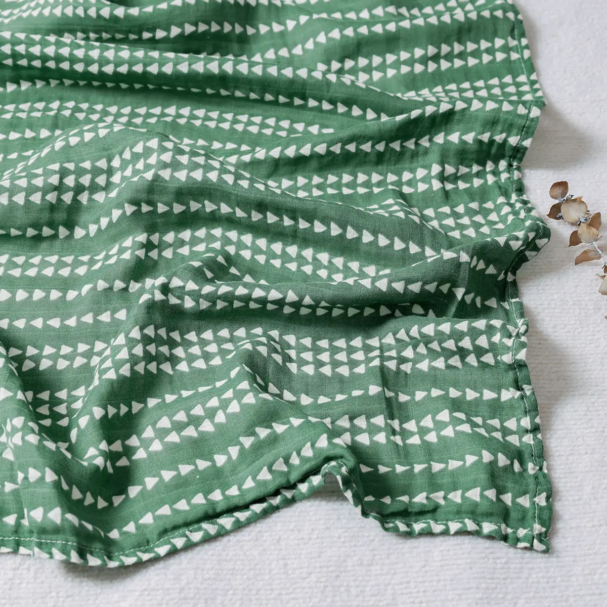 Baby Gauze Wrap Blanket 120x110 Swaddle Set - Image 32