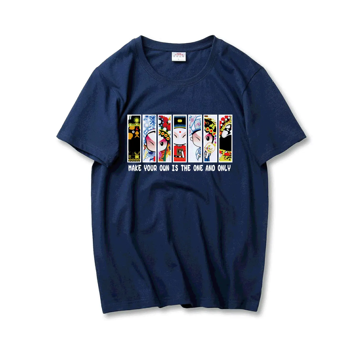 Green Cotton Teenager T-Shirt with Graphic Print Large - Image 8