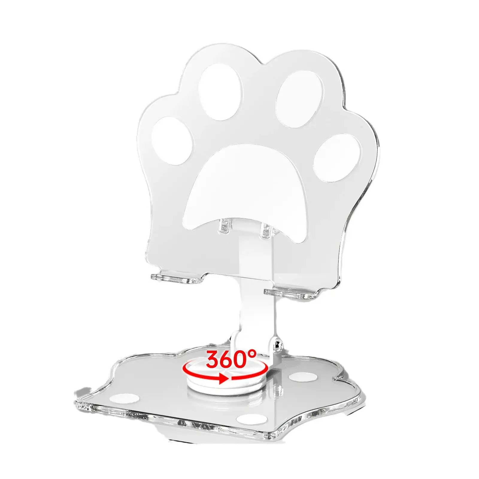 Cat Paw Acrylic Phone Stand 140x120mm