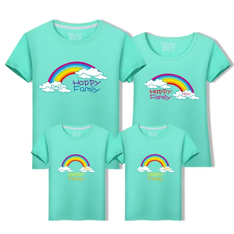 In-laws Family T-Shirt Set Orange Rainbow Cotton - Image 10