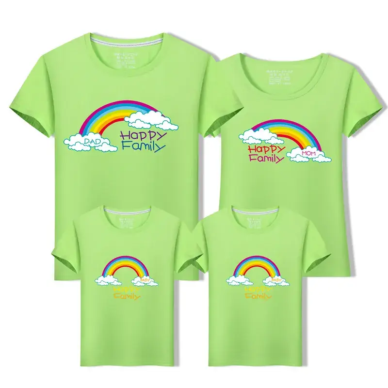 In-laws Family T-Shirt Set Orange Rainbow Cotton - Image 7