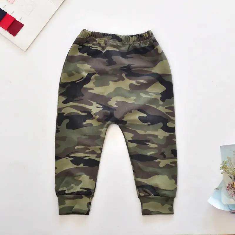Baby Cotton Mosquito-Proof Camouflage Pants Grey - Image 10
