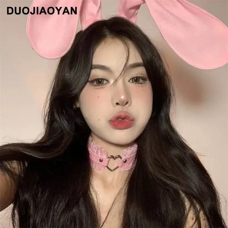 Black Lace Rabbit Ears Headband for Girls Party Dance - Image 19