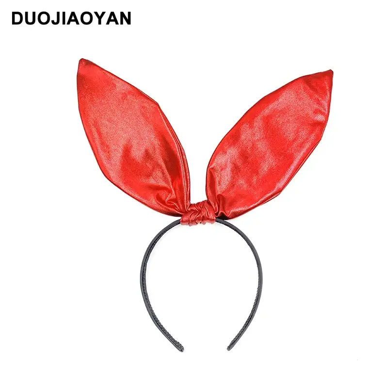 Black Lace Rabbit Ears Headband for Girls Party Dance - Image 45