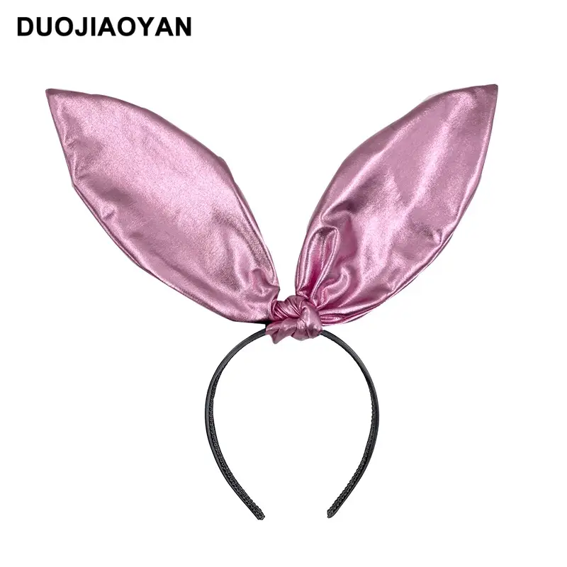 Black Lace Rabbit Ears Headband for Girls Party Dance - Image 46