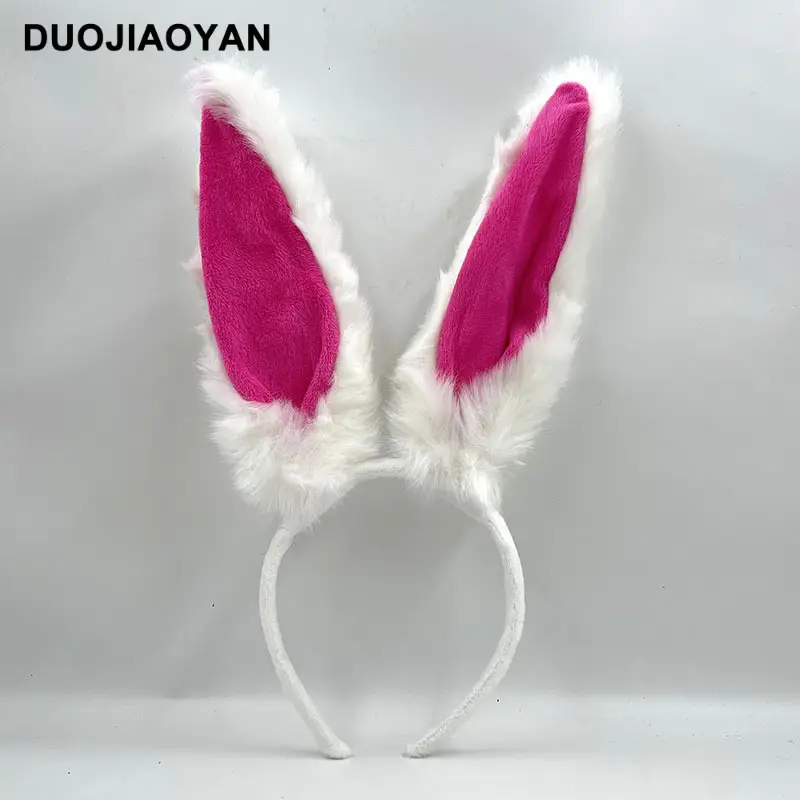 Black Lace Rabbit Ears Headband for Girls Party Dance - Image 51