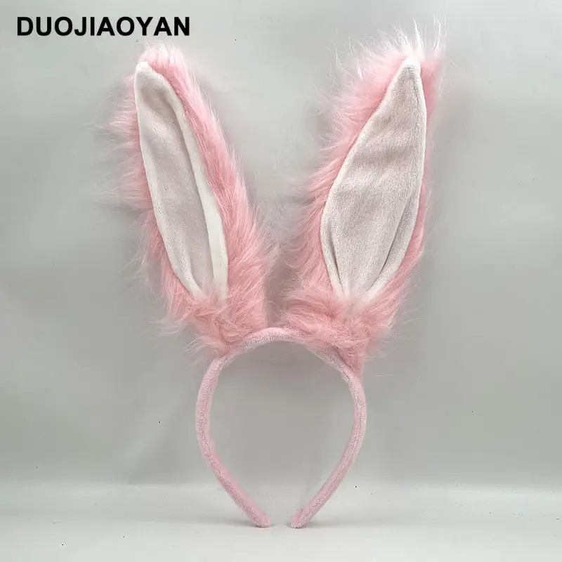 Black Lace Rabbit Ears Headband for Girls Party Dance - Image 52