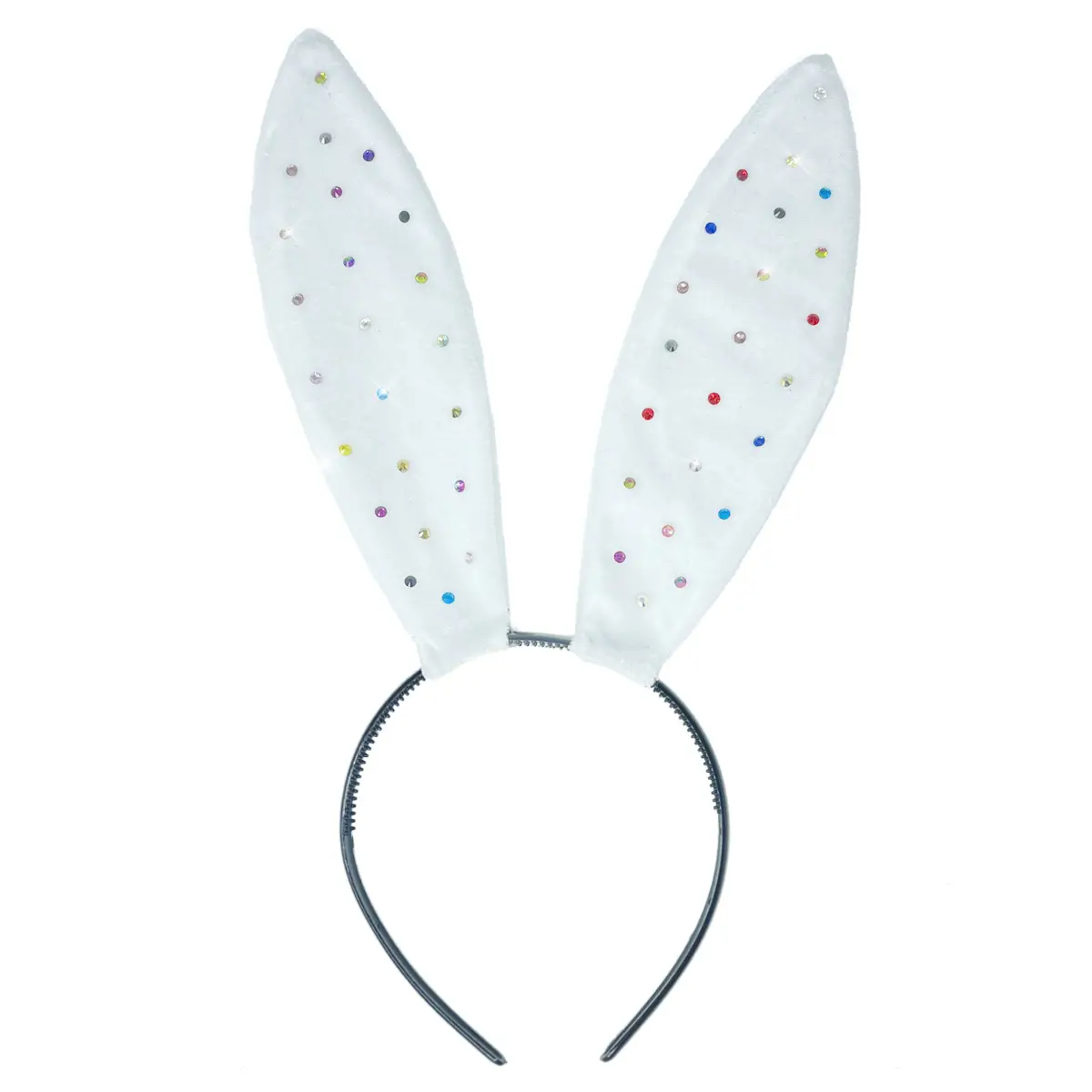 Black Lace Rabbit Ears Headband for Girls Party Dance - Image 75