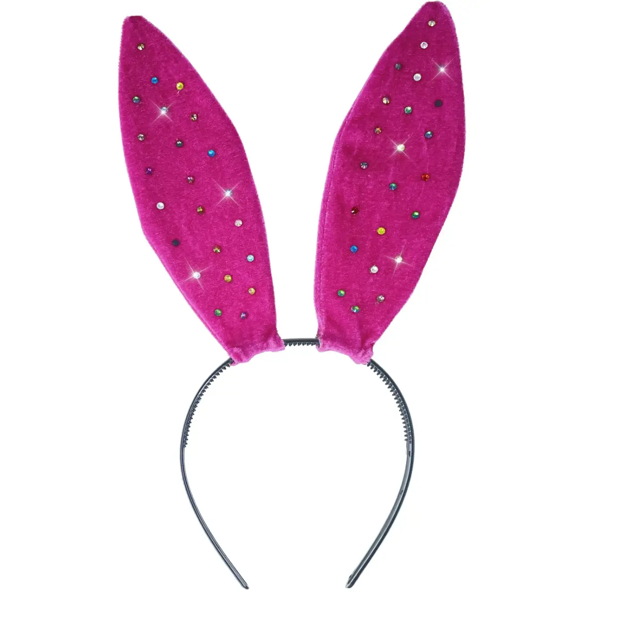 Black Lace Rabbit Ears Headband for Girls Party Dance - Image 76
