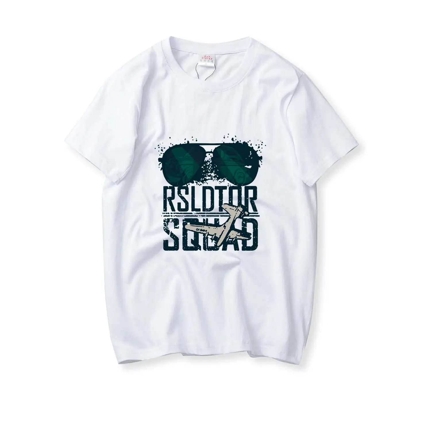 Teenager Casual T-Shirt Grey XL Loose Sleeve - Image 6