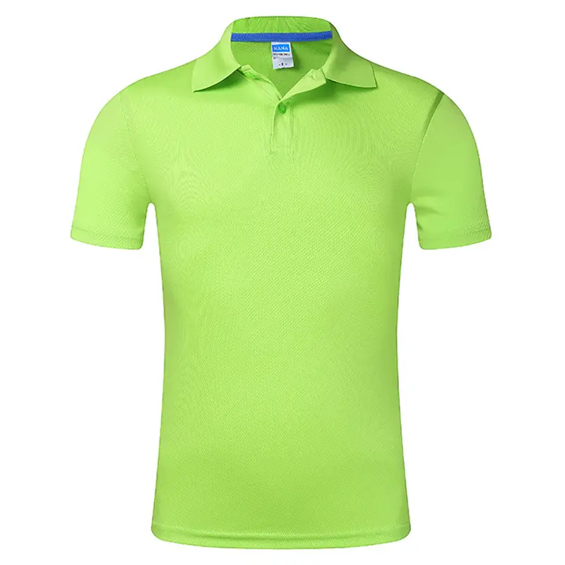 White Unisex Polo Shirt with Logo Collar - Image 12