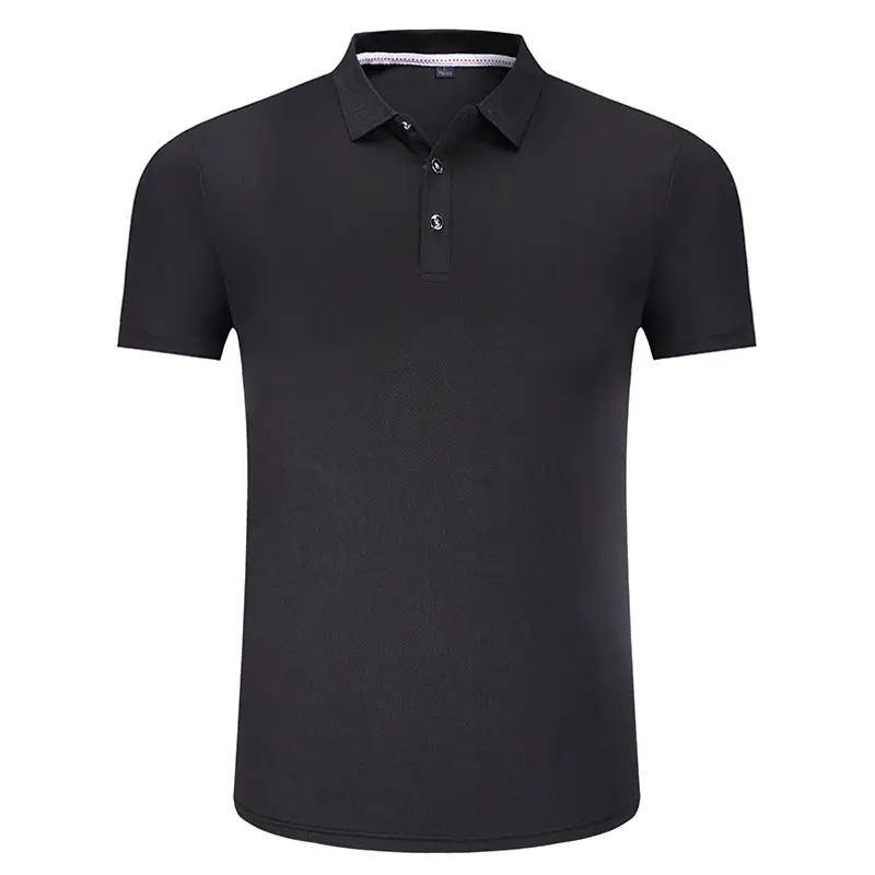 White Unisex Polo Shirt with Logo Collar - Image 4
