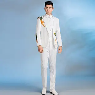 Men's White Chorus Shirt with Bow Tie Slim Fit — feature 19