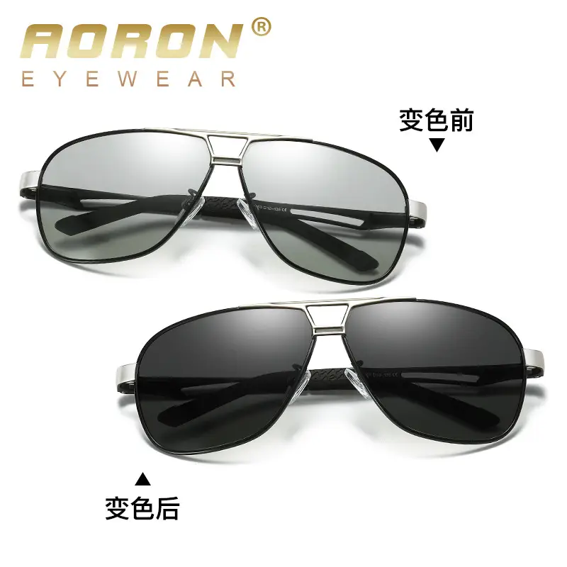 HD Polarized Aluminum Sunglasses for Men Yellow - Image 9