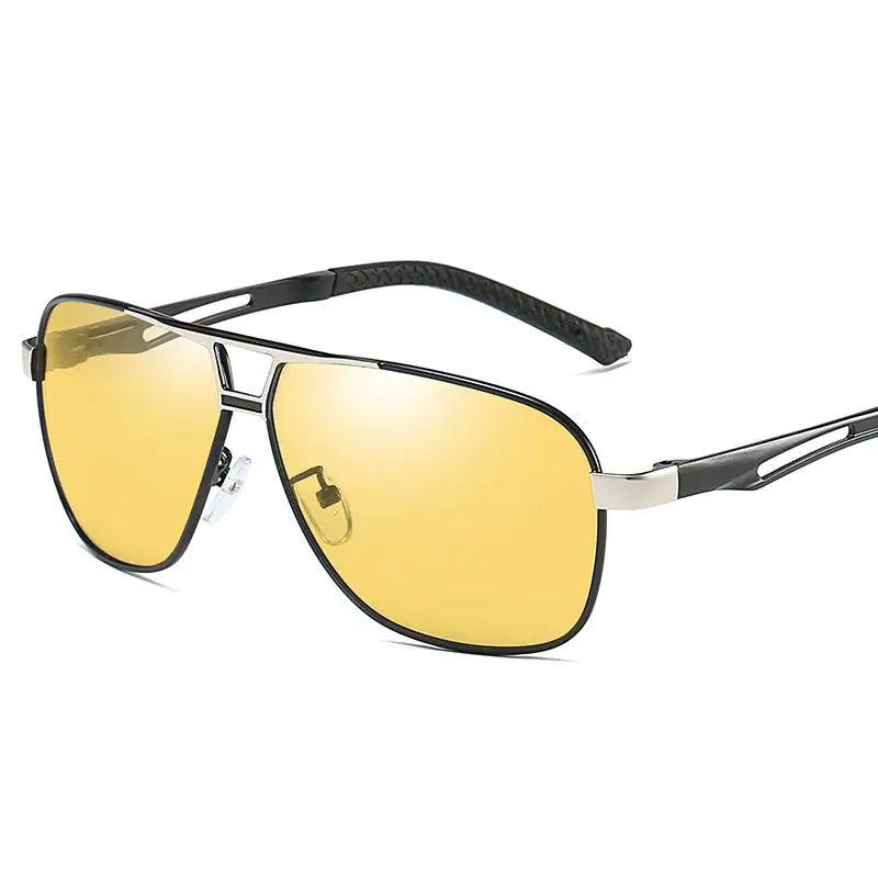 HD Polarized Aluminum Sunglasses for Men Yellow - Image 5