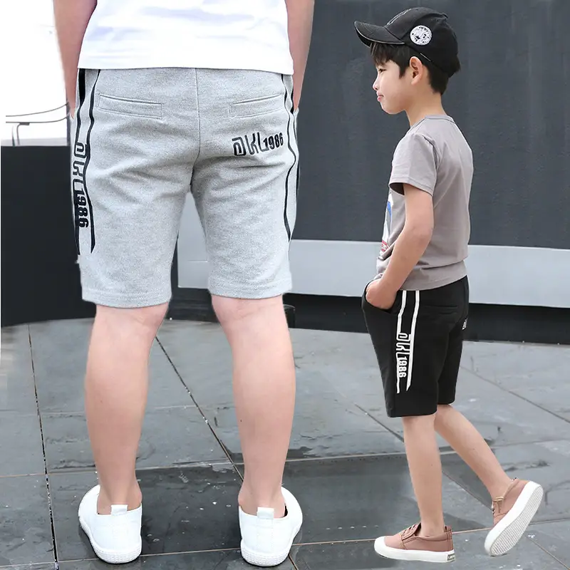 2023 Summer Korean Boys Cotton Shorts Black Blue - Image 11