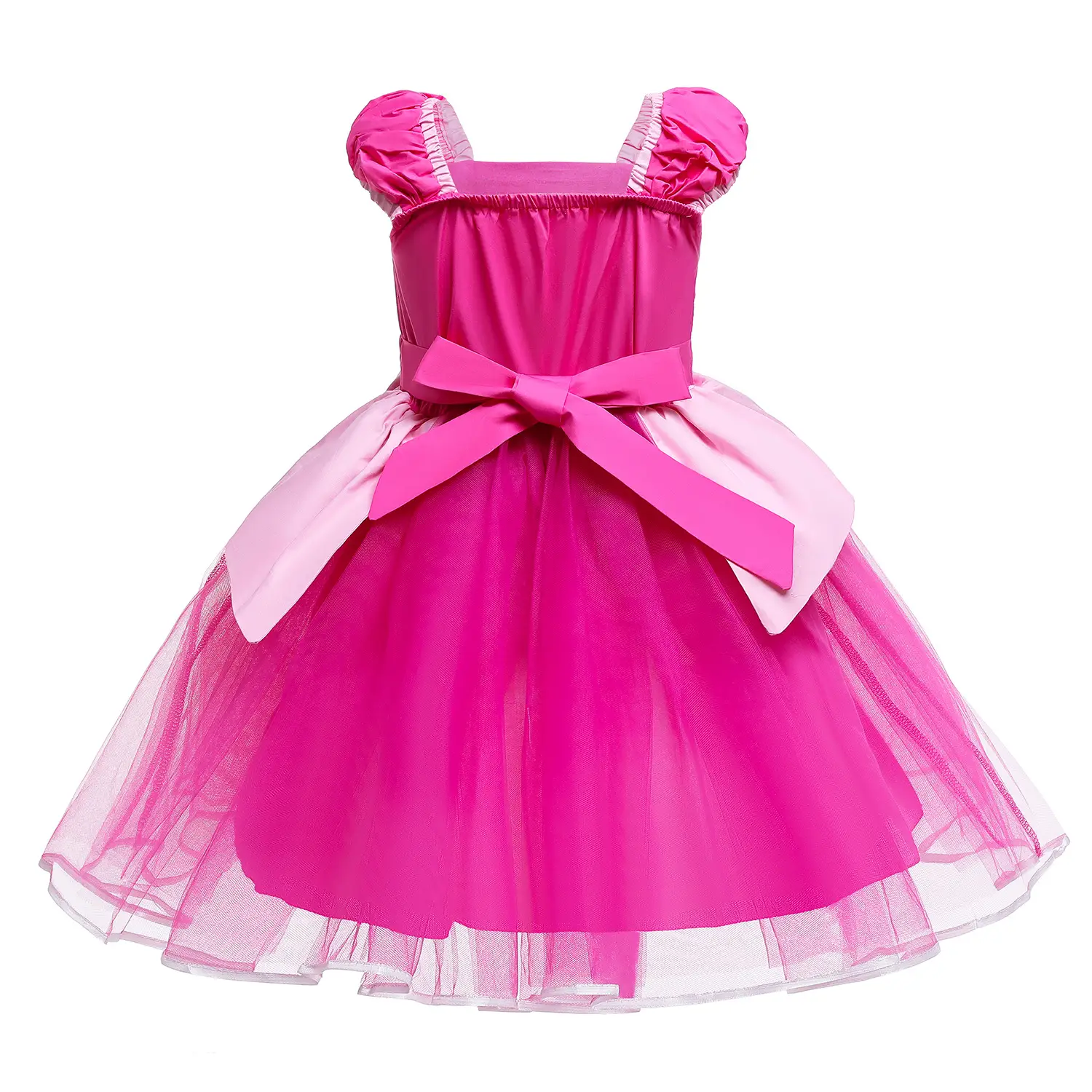 Pink Cotton Princess Dress for Girls Summer 2018 — feature 14