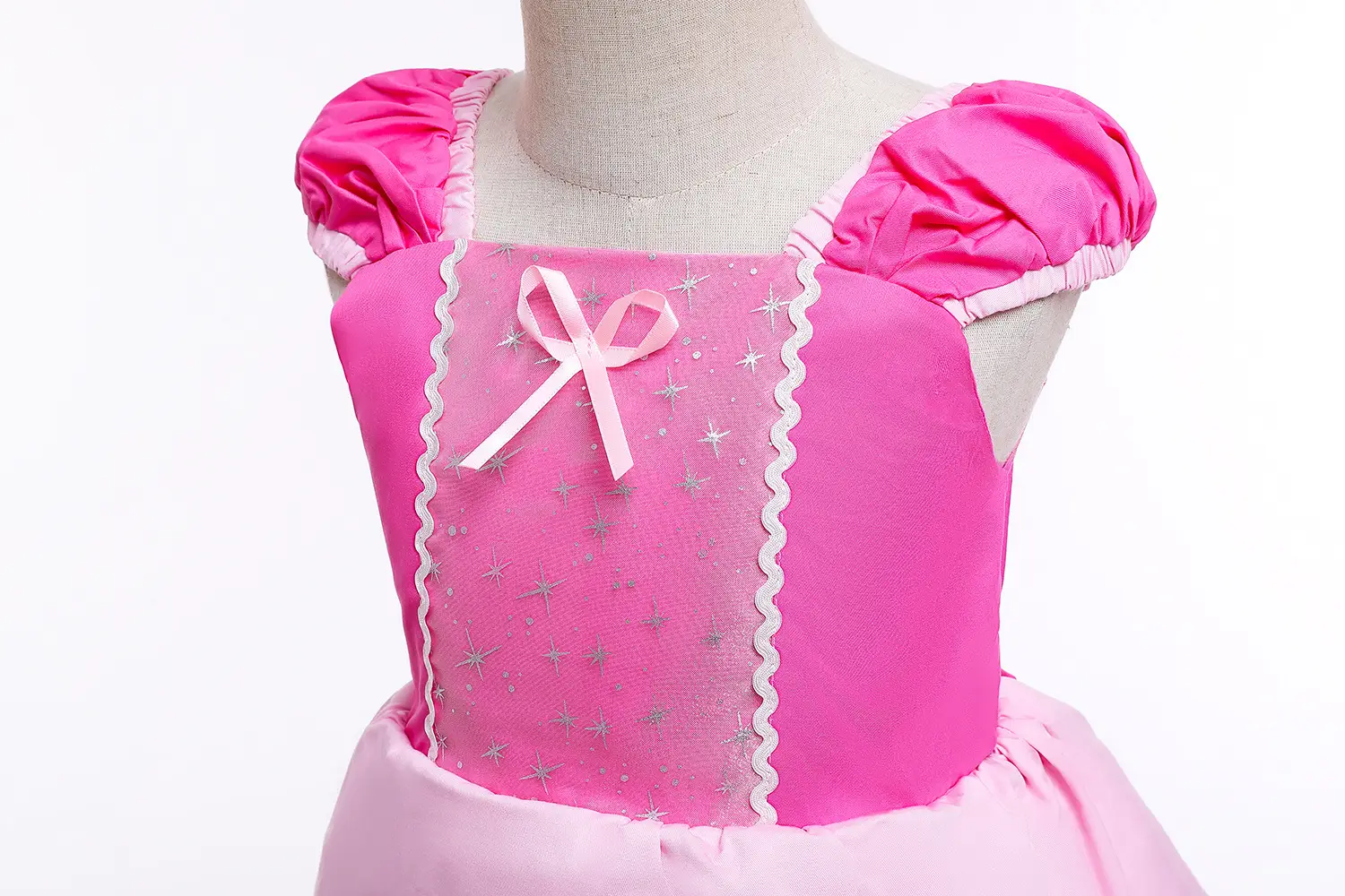 Pink Cotton Princess Dress for Girls Summer 2018 — feature 18