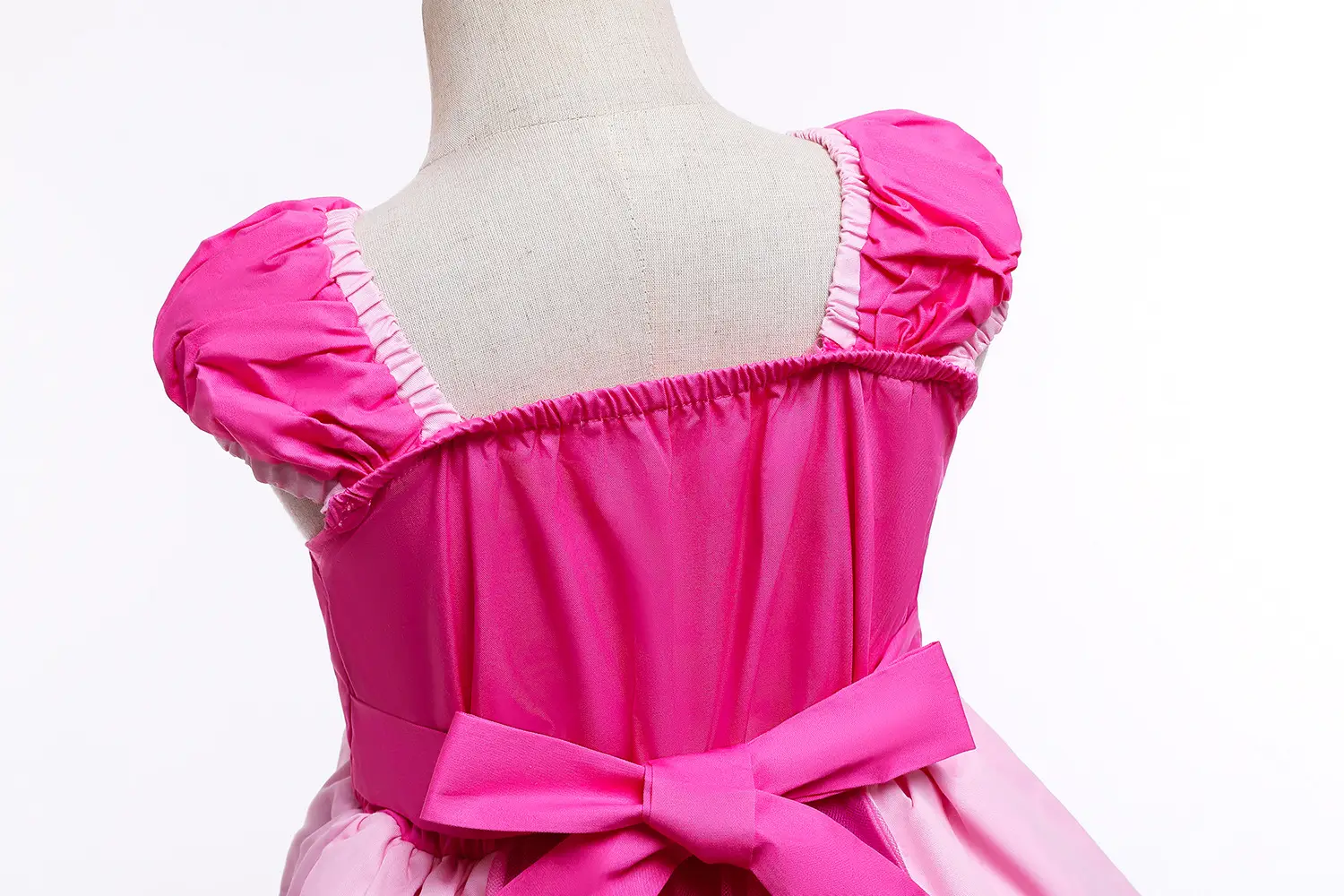 Pink Cotton Princess Dress for Girls Summer 2018 — feature 19