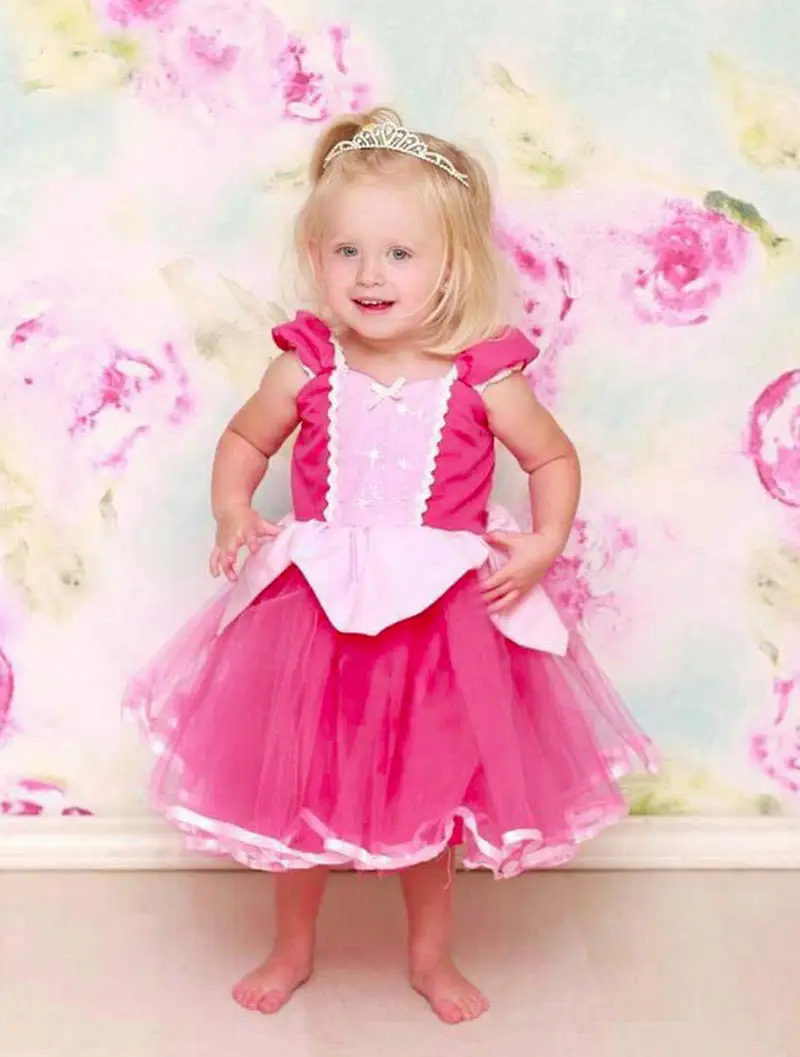 Pink Cotton Princess Dress for Girls Summer 2018 — feature 3