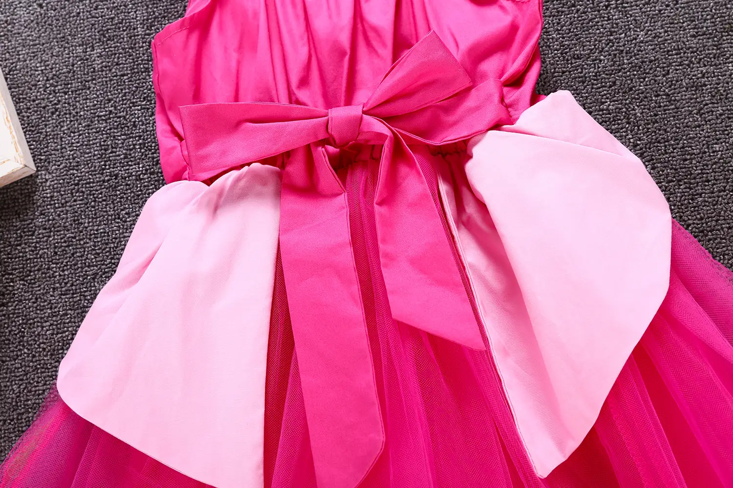 Pink Cotton Princess Dress for Girls Summer 2018 — feature 6